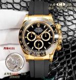C1 Factory Replica Rolex Watch Geniune Swiss Movement Daytona 4131 Movement Black Top-Graded Watch